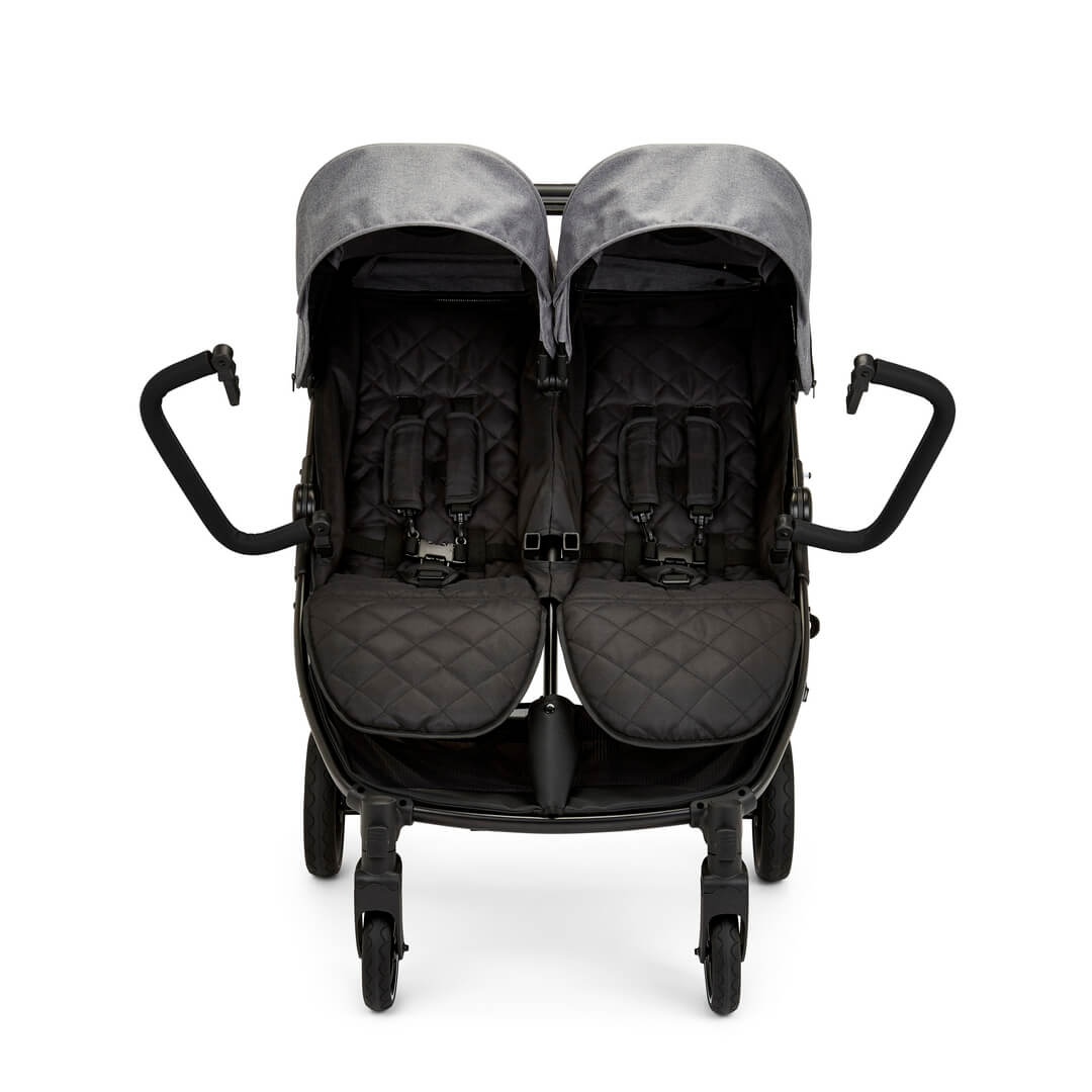 Ickle Bubba Venus PRIME Double (Twin & Sibling) Stroller in Grey
