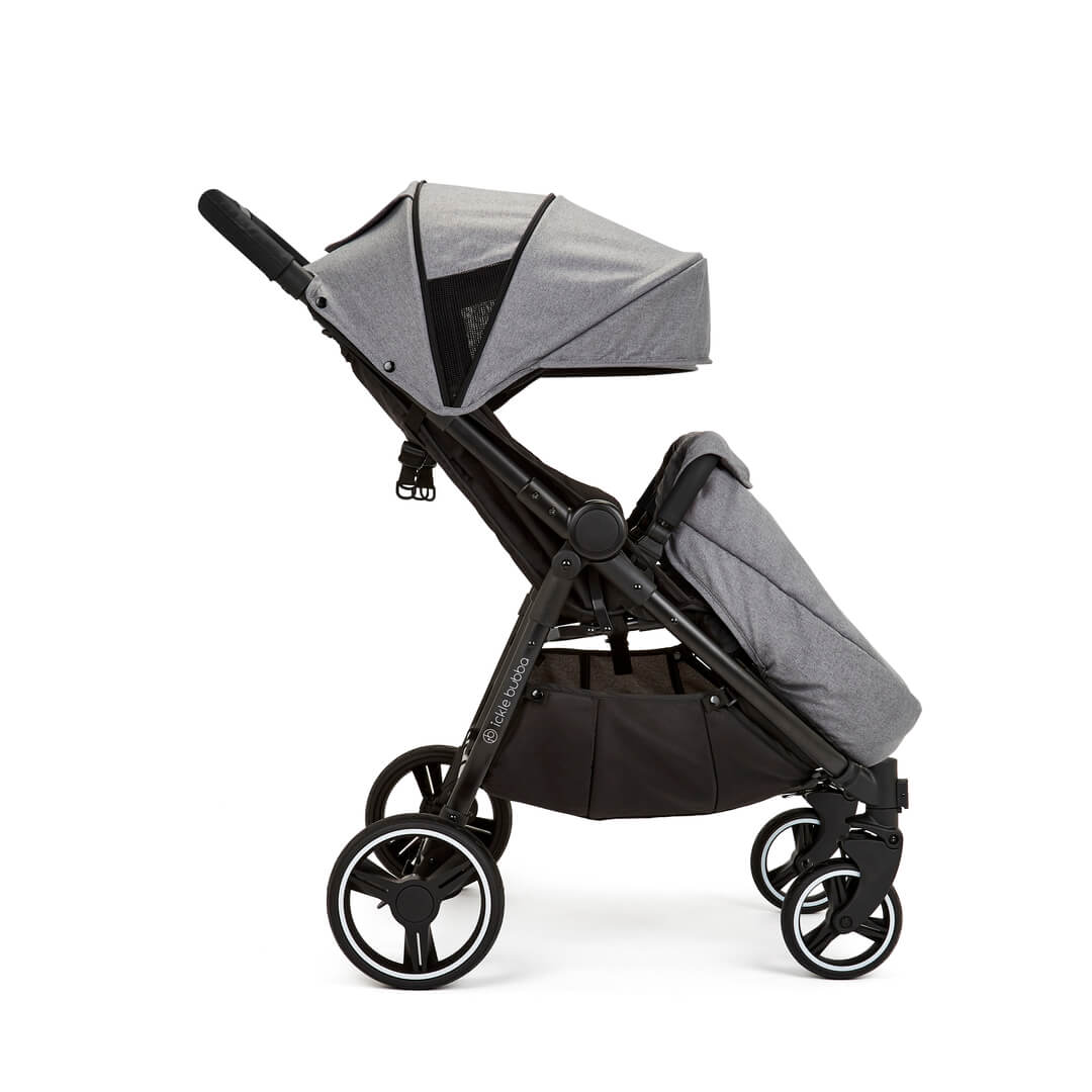 Ickle Bubba Venus PRIME Double (Twin & Sibling) Stroller in Grey