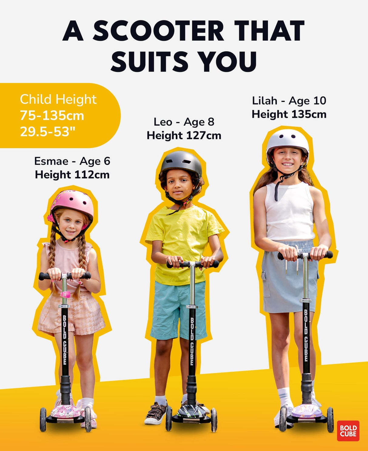 Big 3 Wheel Scooter - Flower Power