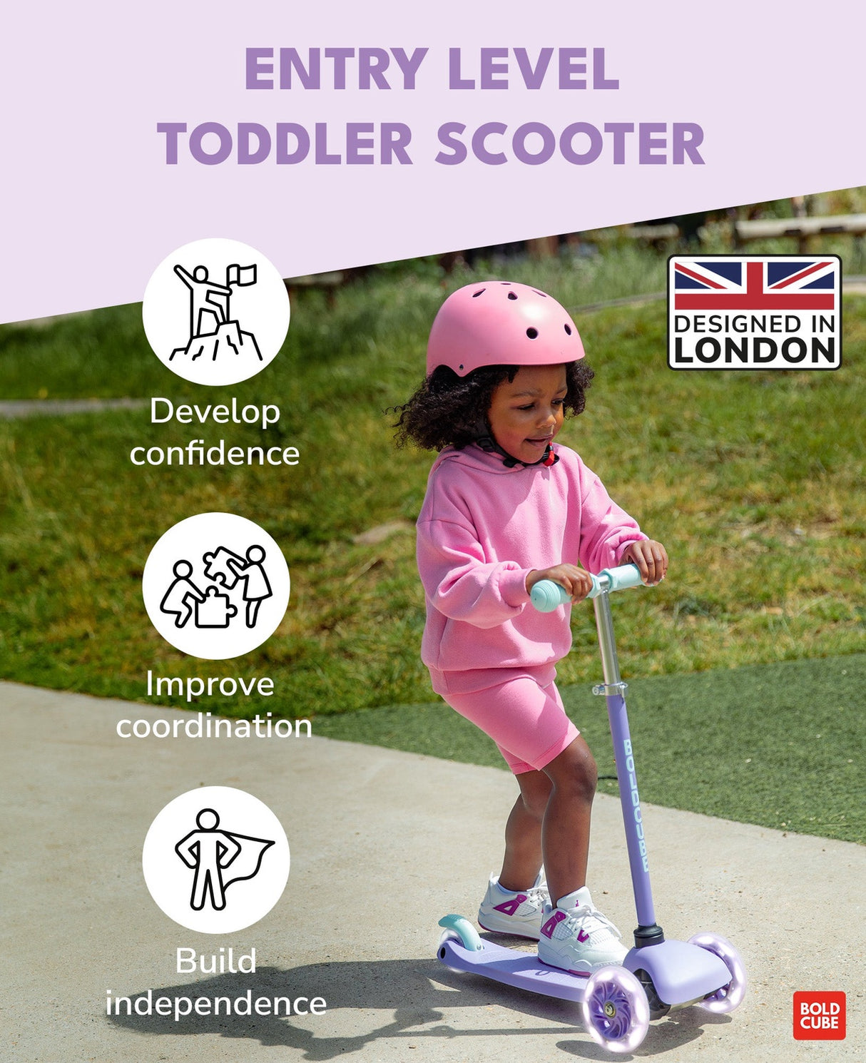 Teeny 3 Wheel Scooter - Lilac
