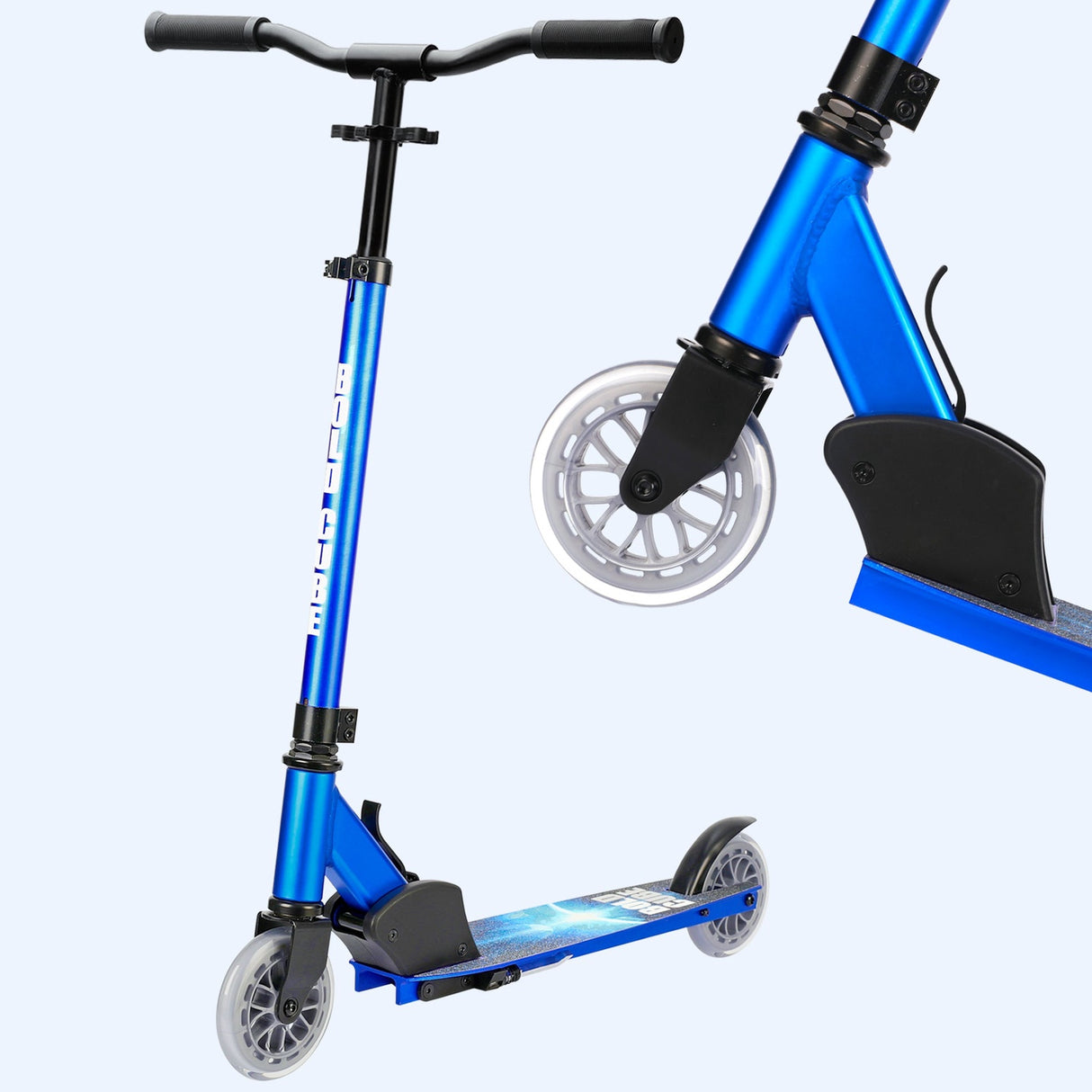 Deluxe 2 Wheel Scooter - Sapphire