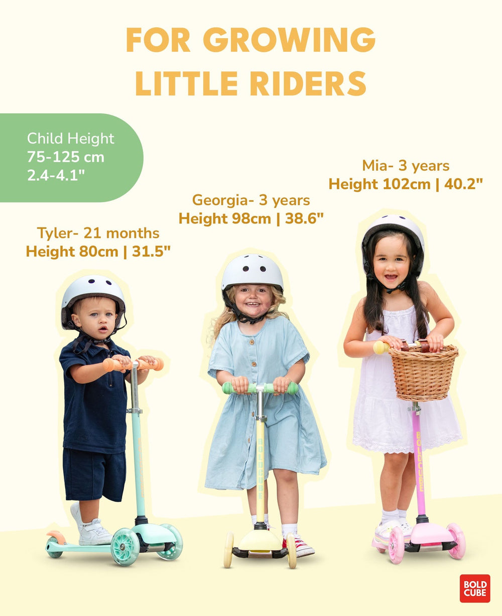 Teeny 3 Wheel Scooter - Lemon