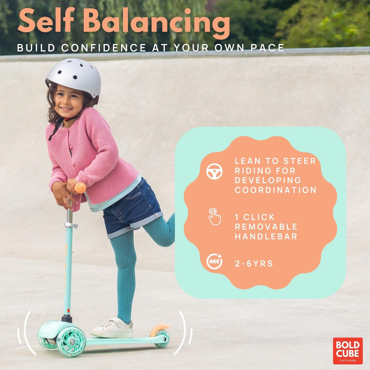 Teeny 3 Wheel Scooter - Mint