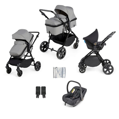 Ickle Bubba Comet 3-in-1 Travel System with Astral Car Seat in Space Grey color