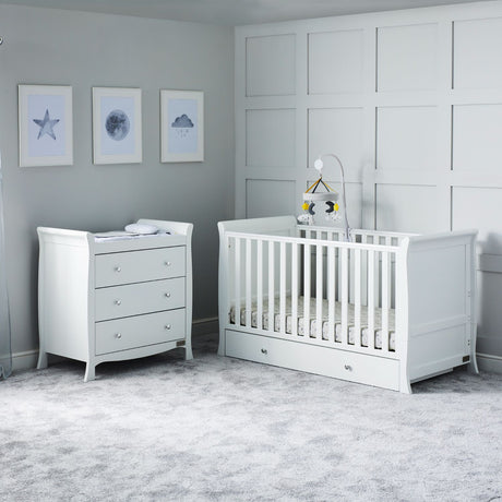 Ickle Bubba Snowdon Classic Sleigh 2-Piece Nursery Furniture Set