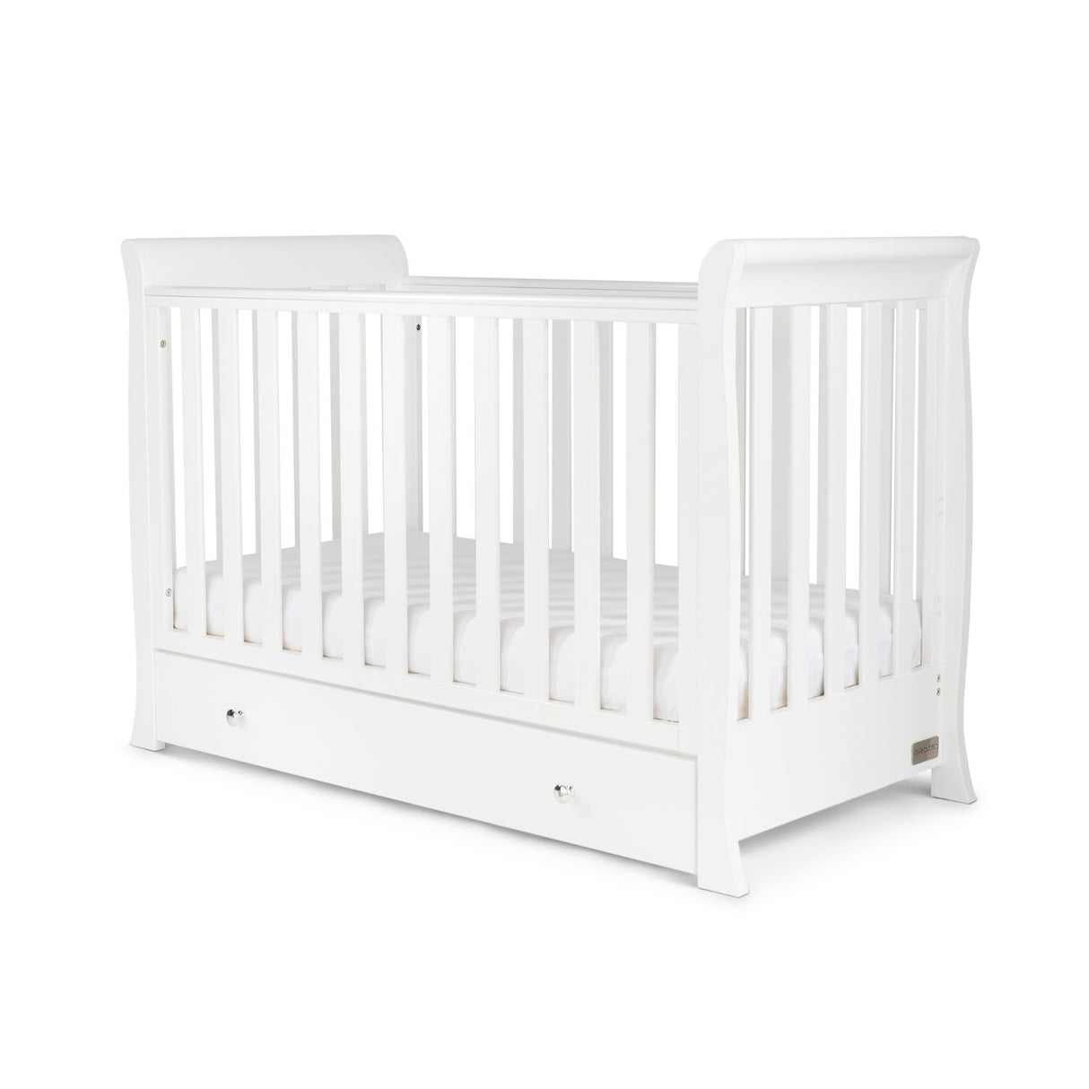 Ickle Bubba Snowdon Mini Sleigh 2-Piece Nursery Furniture Set