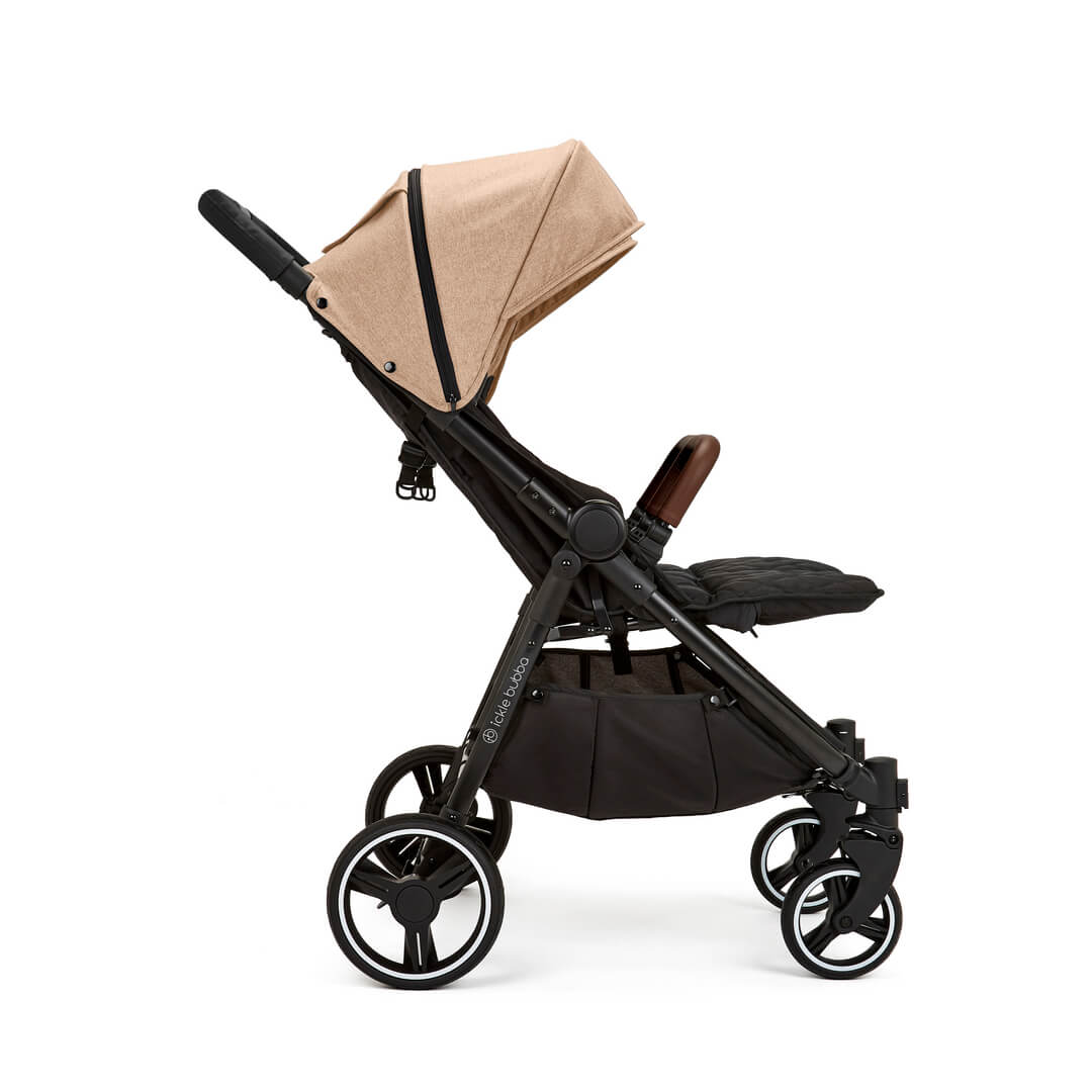 Ickle Bubba Venus PRIME Double (Twin & Sibling) Stroller in Biscuit