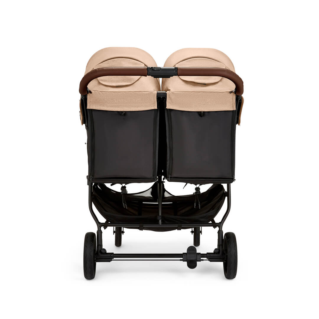 Ickle Bubba Venus PRIME Double (Twin & Sibling) Stroller in Biscuit