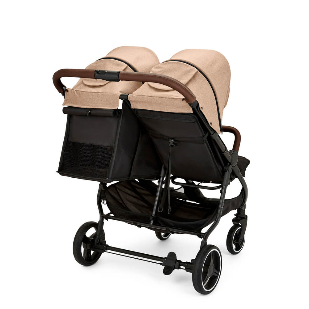 Ickle Bubba Venus PRIME Double (Twin & Sibling) Stroller in Biscuit