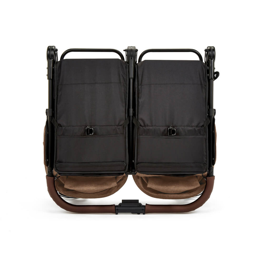 Ickle Bubba Venus Double (Twin & Sibling) Stroller in Biscuit