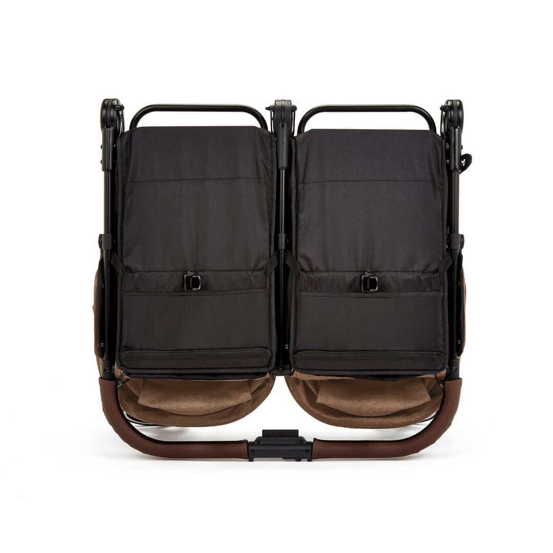Ickle Bubba Venus Double (Twin & Sibling) Stroller in Biscuit