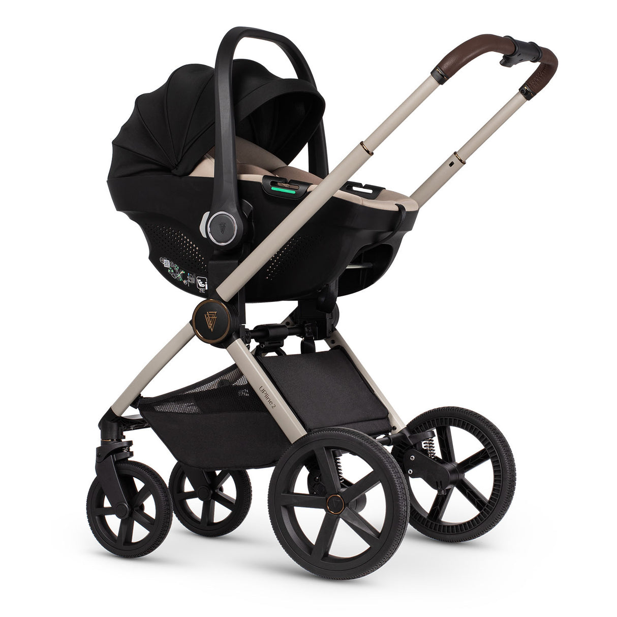 Venicci Upline 2: 3-in-1 Travel System (with Tiago Car Seat + 360° Base)