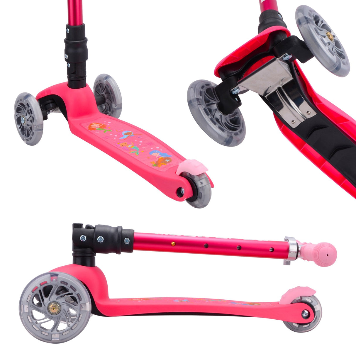 Teeny Fold 3 Wheel Scooter - Mermaid