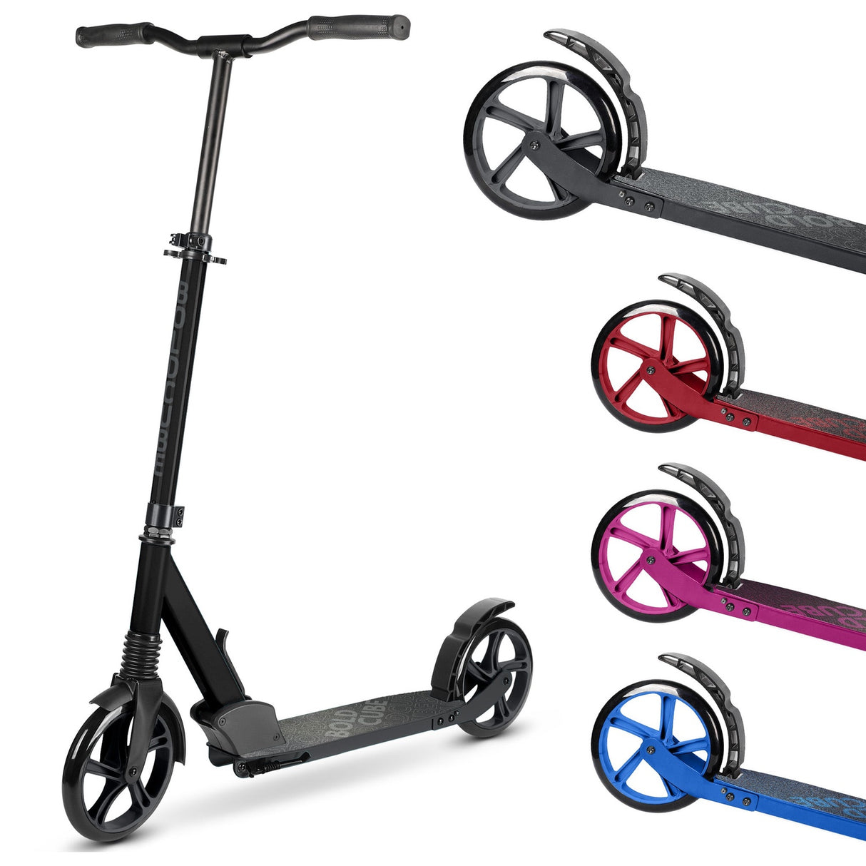Charcoal - Big 2 Wheel Scooter