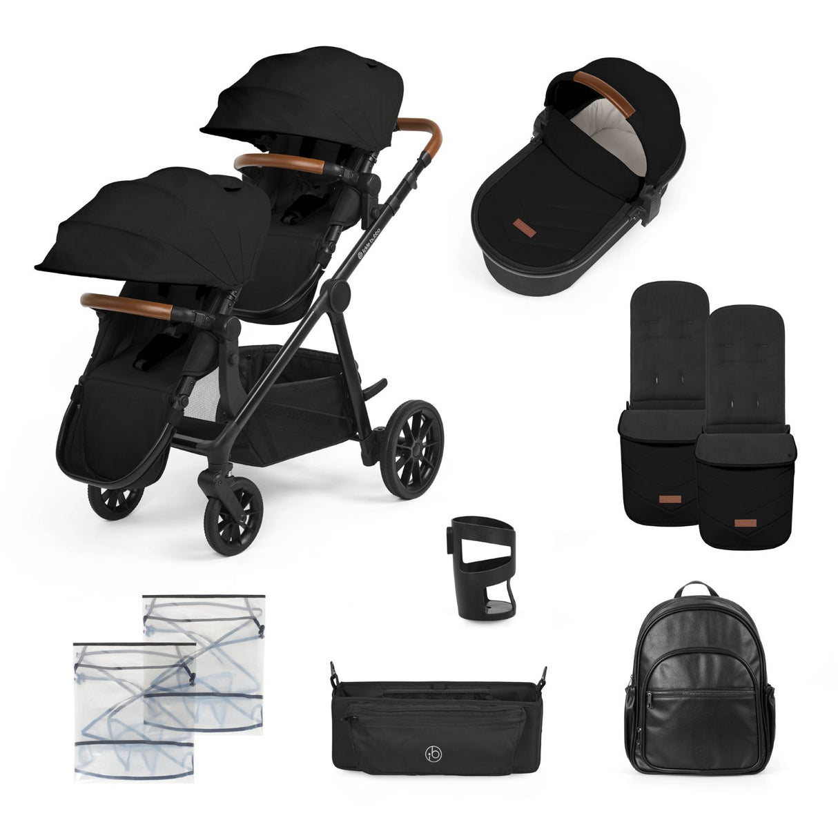 Ickle Bubba Virgo Single-to-Double 11-Piece Pushchair