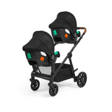 Ickle Bubba Virgo Twin 18-Piece Travel System with i-Size Cirrus Car Seats & ISOFIX Bases