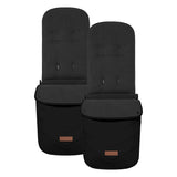 Ickle Bubba Virgo Twin 18-Piece Travel System with i-Size Cirrus Car Seats & ISOFIX Bases