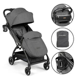 Ickle Bubba Aries PRIME - Ultra Lightweight & Auto-Folding (Includes Carry Bag + Footwarmer + Rain Cover + Cup Holder)