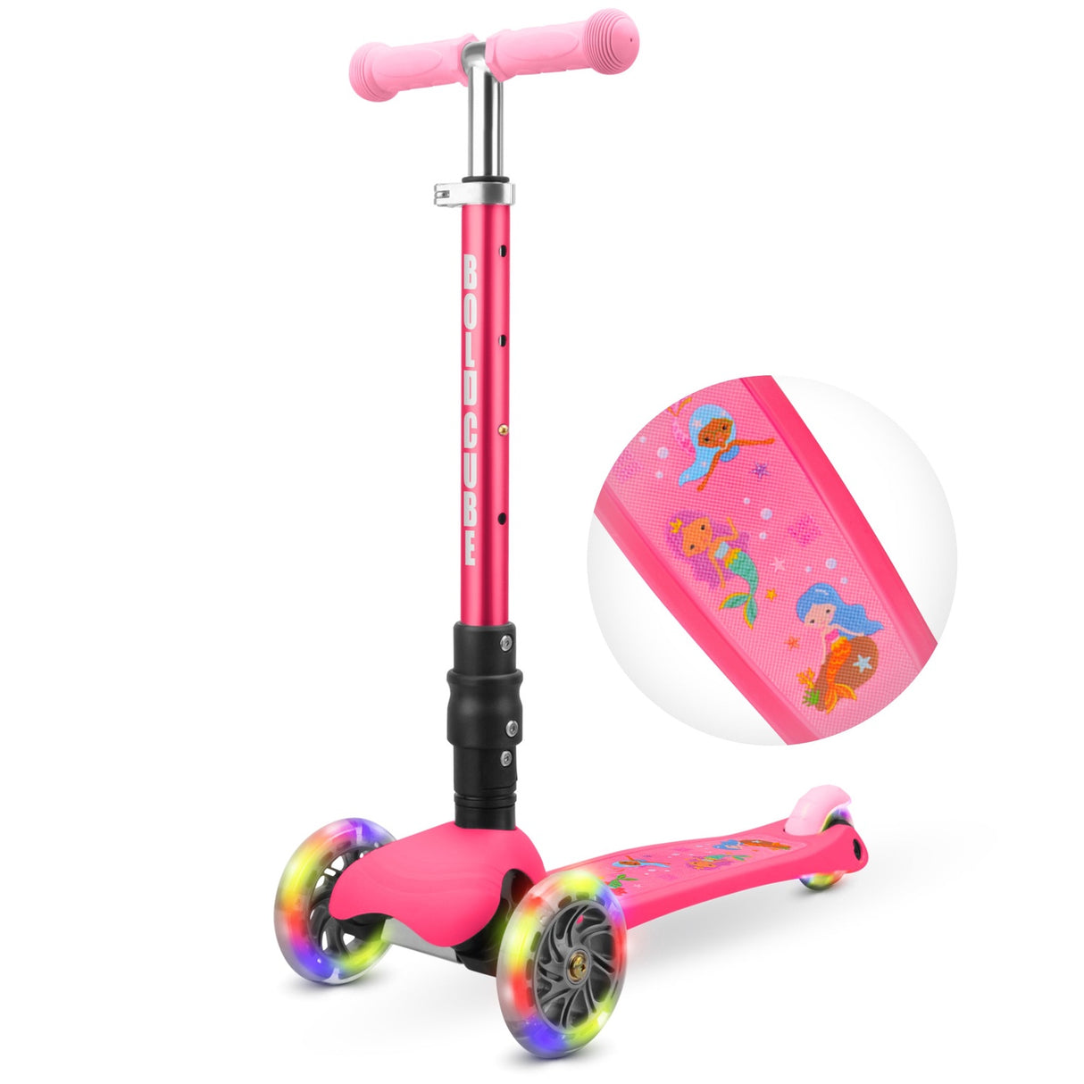 Teeny Fold 3 Wheel Scooter - Mermaid
