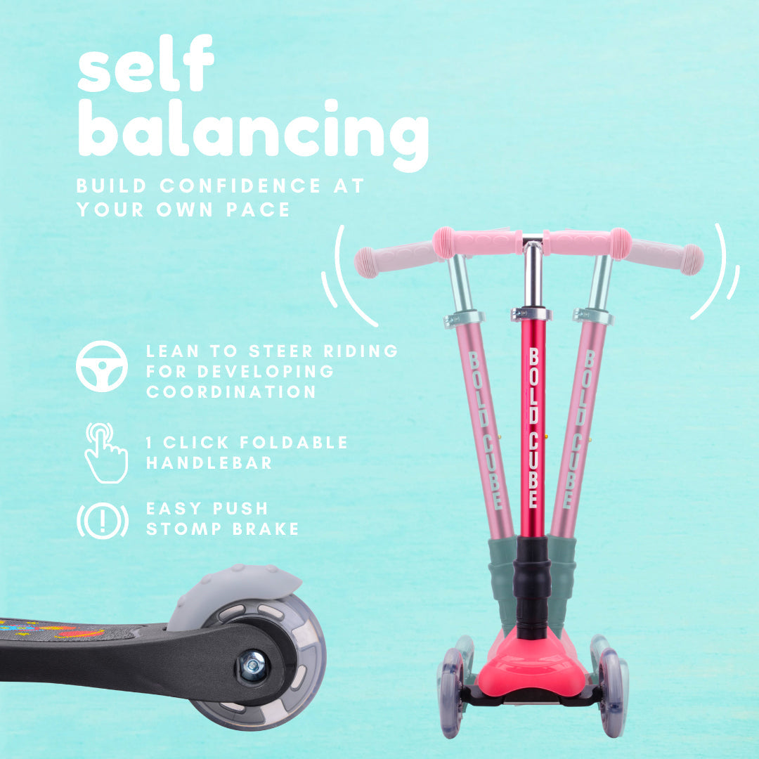 Teeny Fold 3 Wheel Scooter - Mermaid
