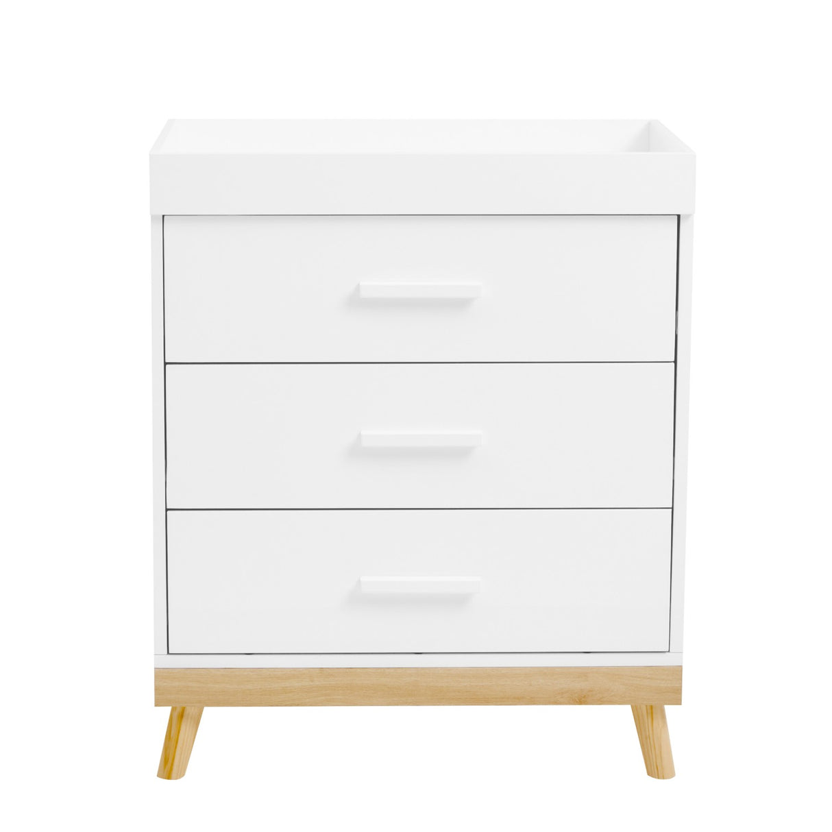 Babymore Mona Nursery Chest Changer against white background