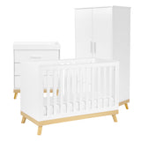 Babymore Mona Mini 3-Piece Nursery Room Set against white background