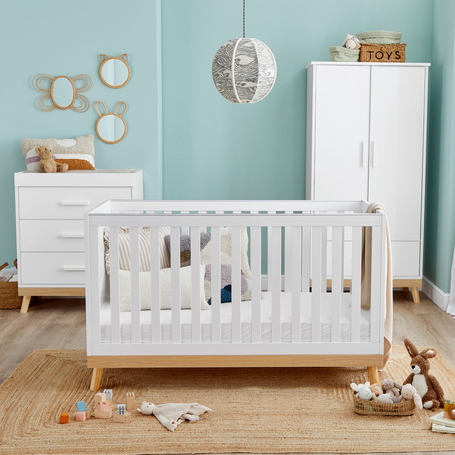 Babymore Mona 3-Piece Nursery Room Set