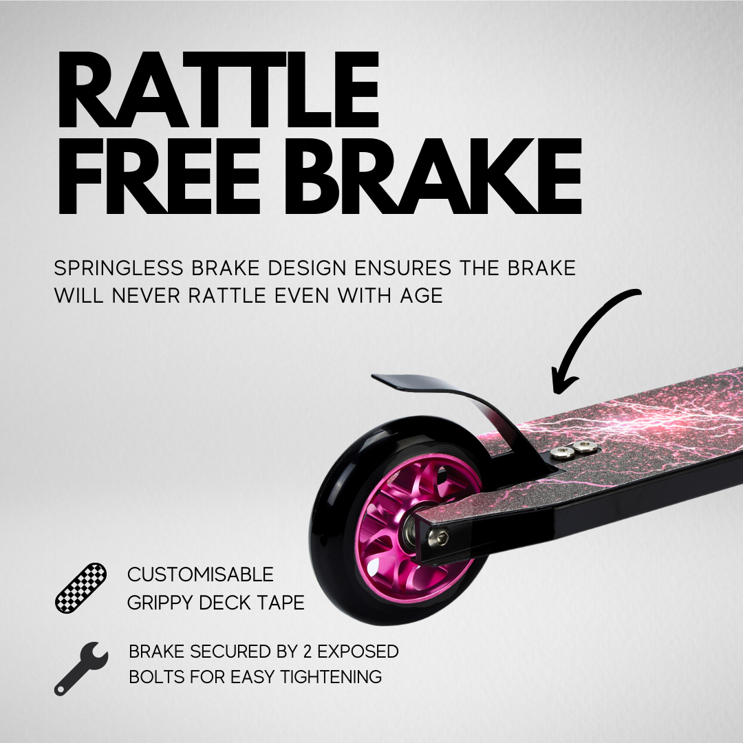 Deluxe Stunt Scooter - Black