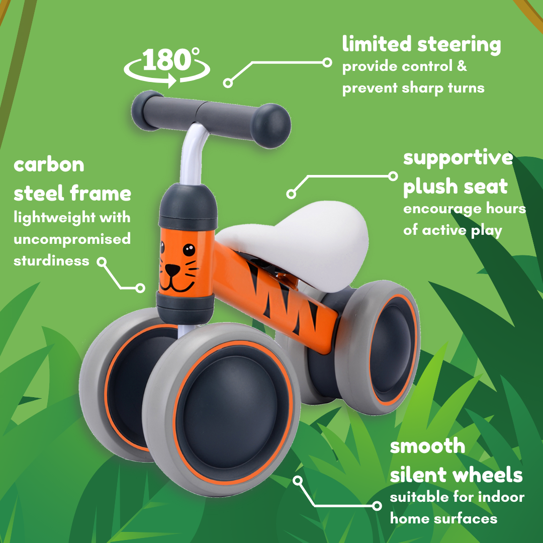 Baby Balance Bike - Benny Tiger