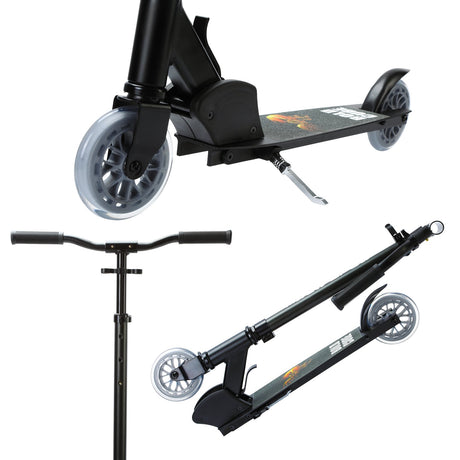 Deluxe 2 Wheel Scooter - Black