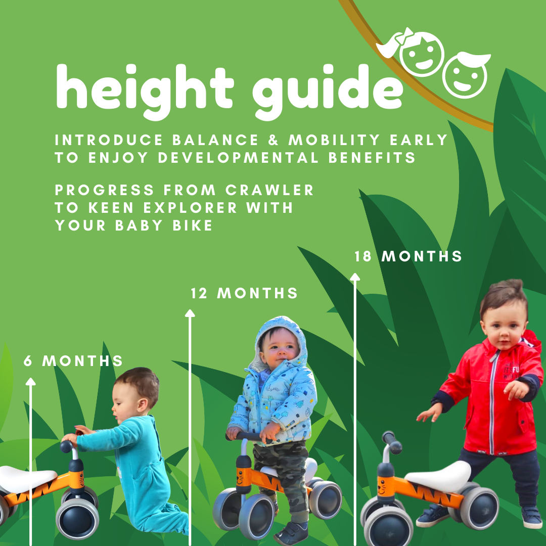 Baby Balance Bike - Benny Tiger