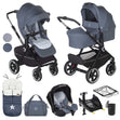 Jané Crosslight-3 + Koos iSize 3-in-1 Travel System (10 piece bundle)