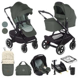Jané Crosslight-3 + Koos iSize 3-in-1 Travel System (10 piece bundle)