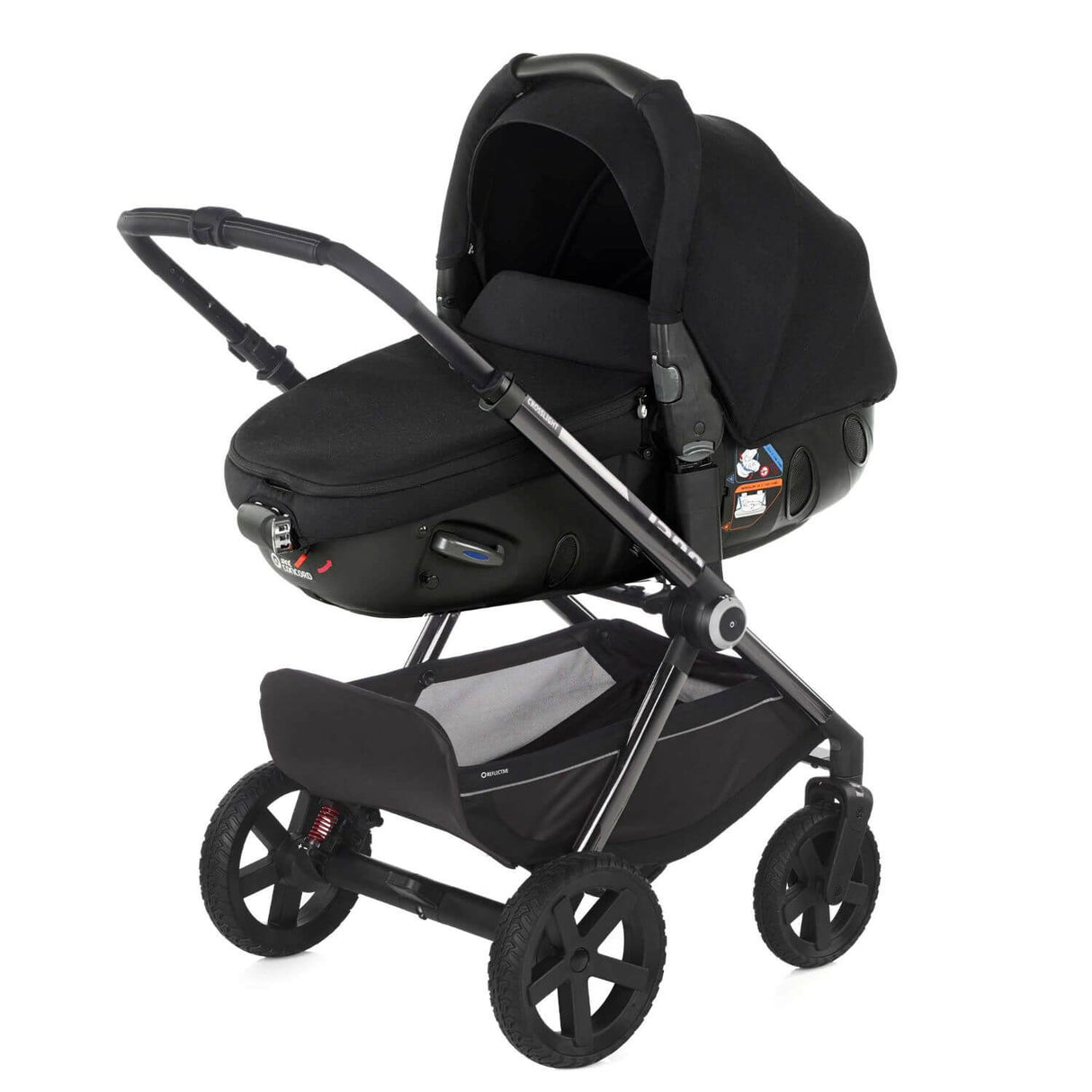 Jané Crosslight-3 + Koos iSize 3-in-1 Travel System (10 piece bundle)