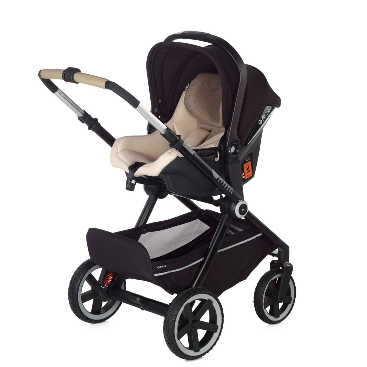 Jané Crosslight-3 + Koos iSize 3-in-1 Travel System (10 piece bundle)