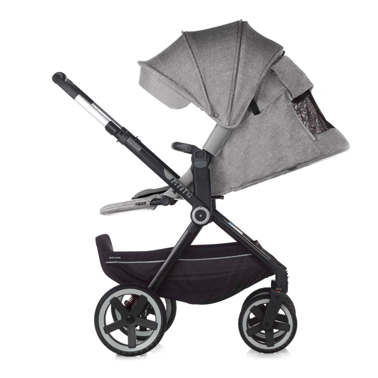 Jané Crosslight-3 + Koos iSize 3-in-1 Travel System (10 piece bundle)