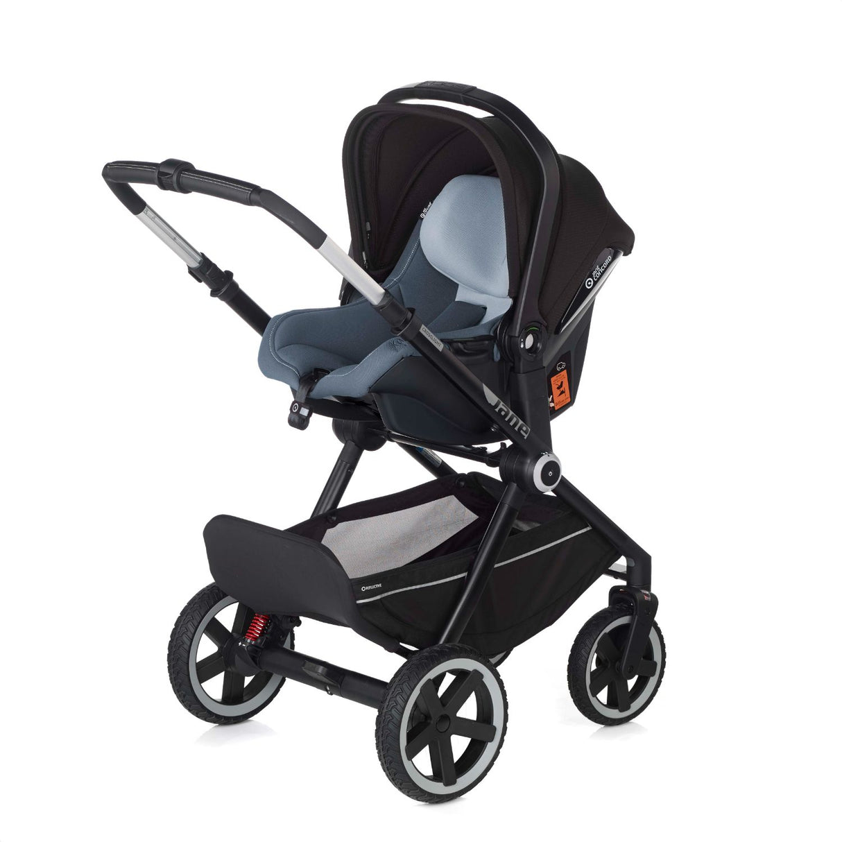 Jané Crosslight-3 + Koos iSize 3-in-1 Travel System (10 piece bundle)