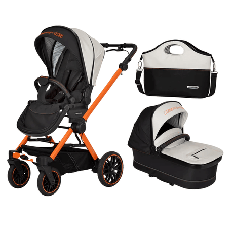 Mercedes Baby AMG Pram GT² with Pushchair & Carrycot
