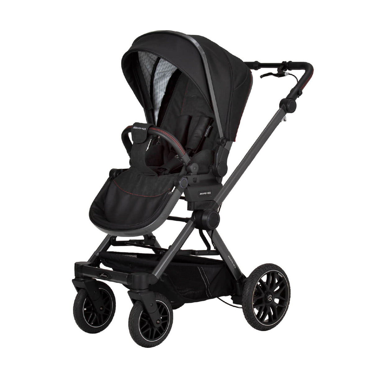 Mercedes Baby AMG Pram GT² with Pushchair & Carrycot