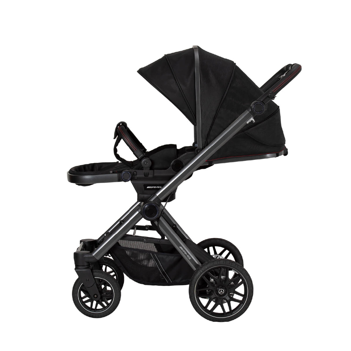 Mercedes Baby AMG Pram GT² with Pushchair & Carrycot