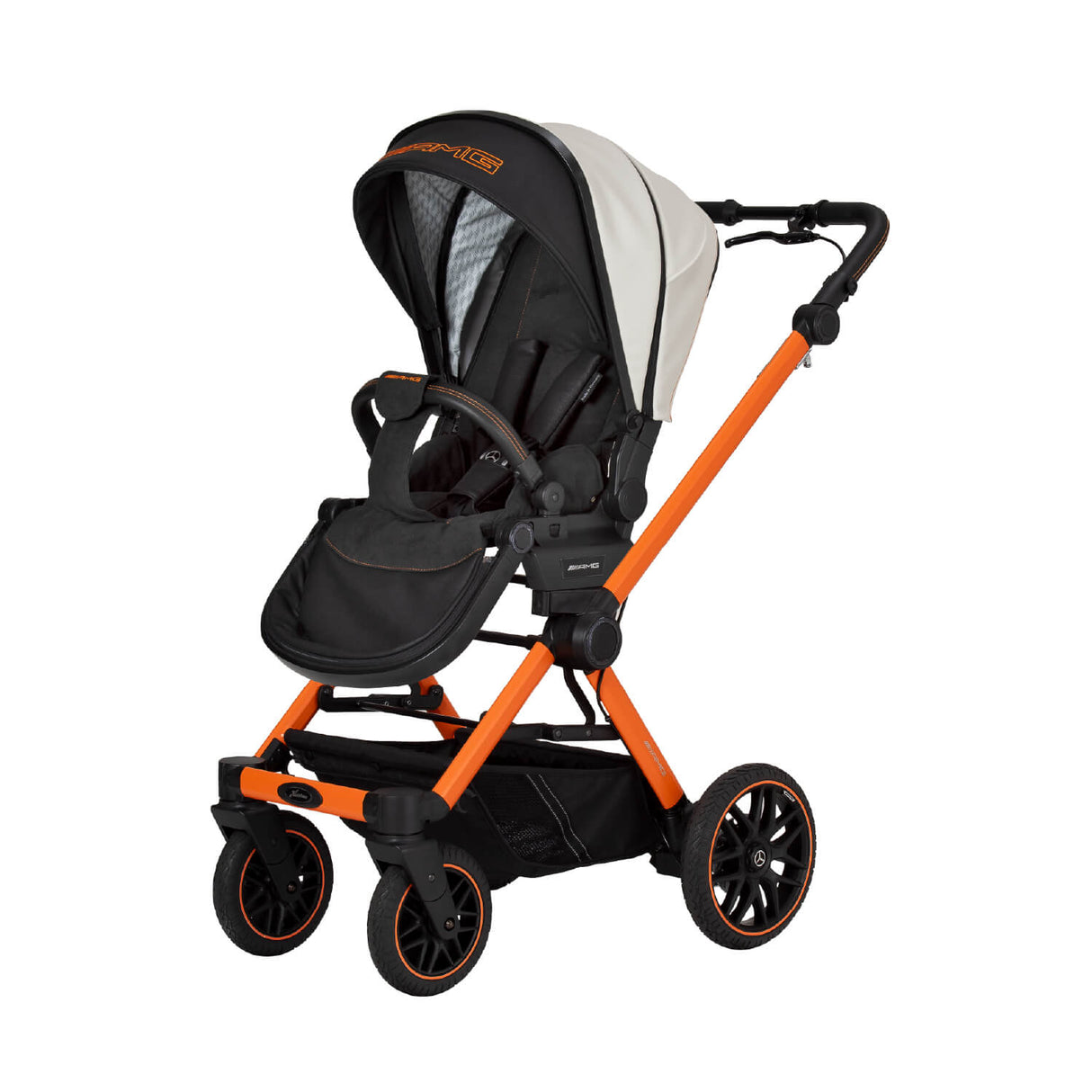 Mercedes Baby AMG Pram GT² with Pushchair & Carrycot