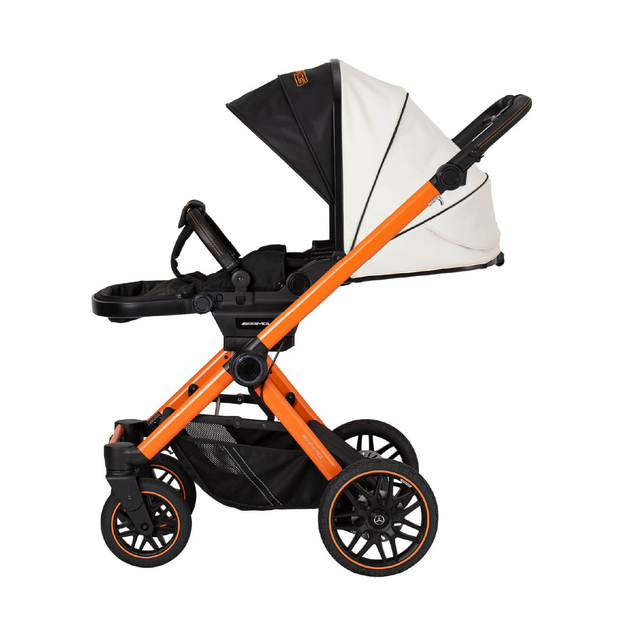Mercedes Baby AMG Pram GT² with Pushchair & Carrycot