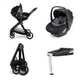Babymore Mimi Travel System + Pecan Car Seat + ISOFIX Base