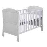 Babymore Solid Wood Aston 2-in-1 Drop Side Cot Bed (0-5yrs)