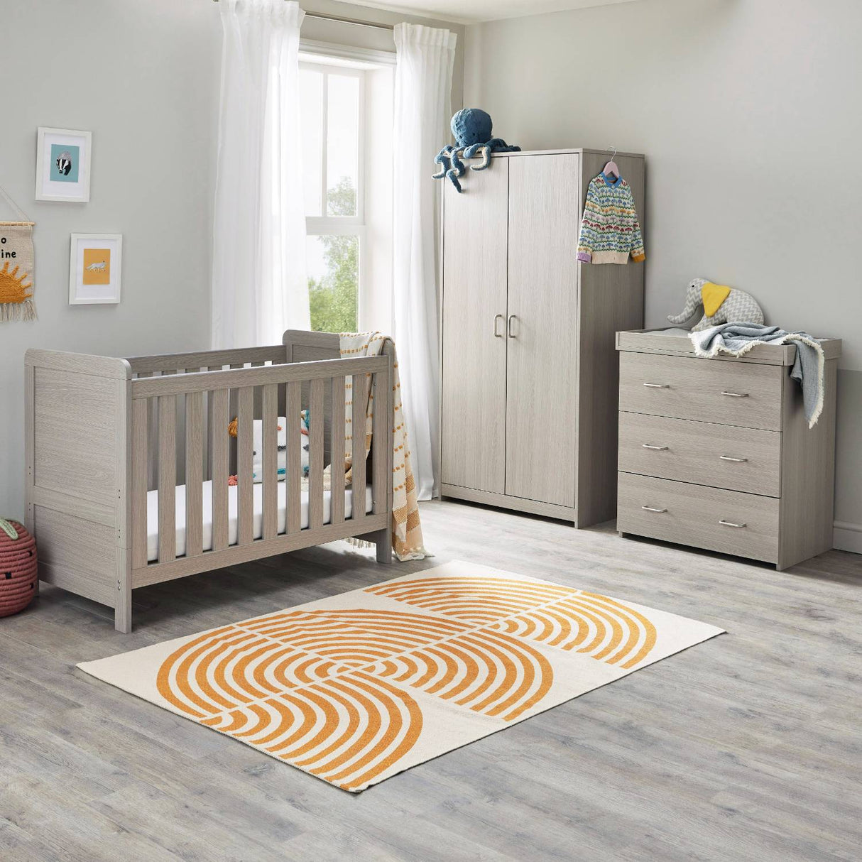 Babymore Caro Mini 3-Piece Nursery Room Set