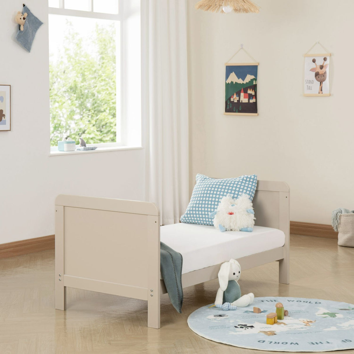 Babymore Caro Urban 2-in-1 Mini Cot Bed (0-4yrs)