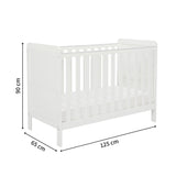 Babymore Caro Urban 2-in-1 Mini Cot Bed (0-4yrs)