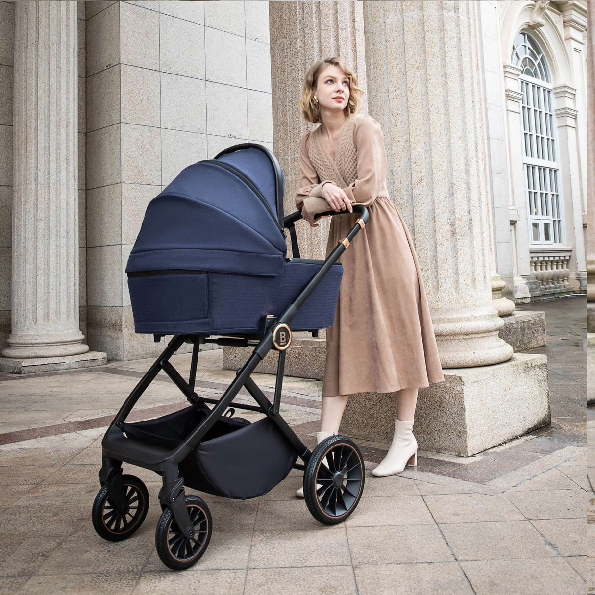 Babymore Chia 2-in-1 Pram Pushchair