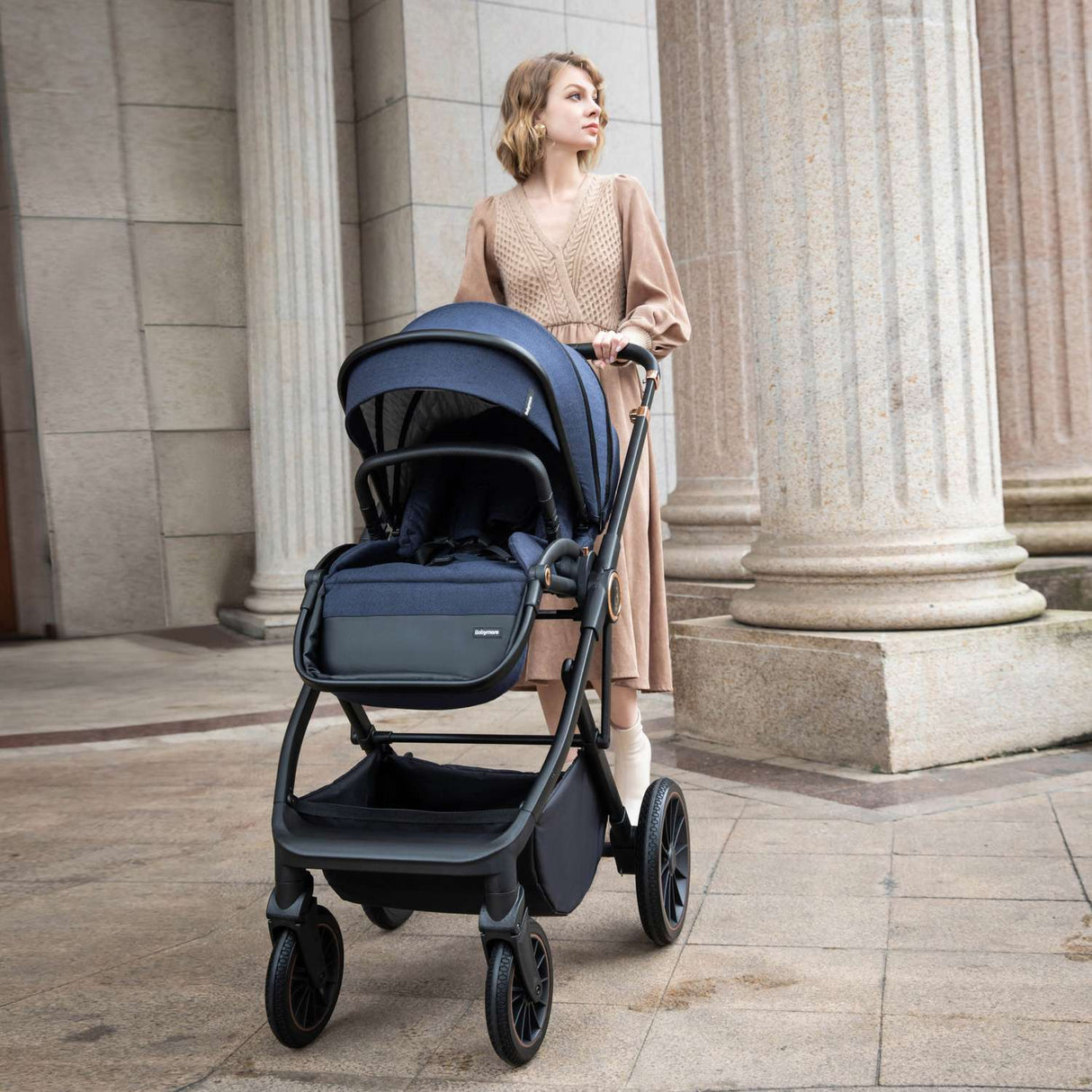 Babymore Chia 2-in-1 Pram Pushchair