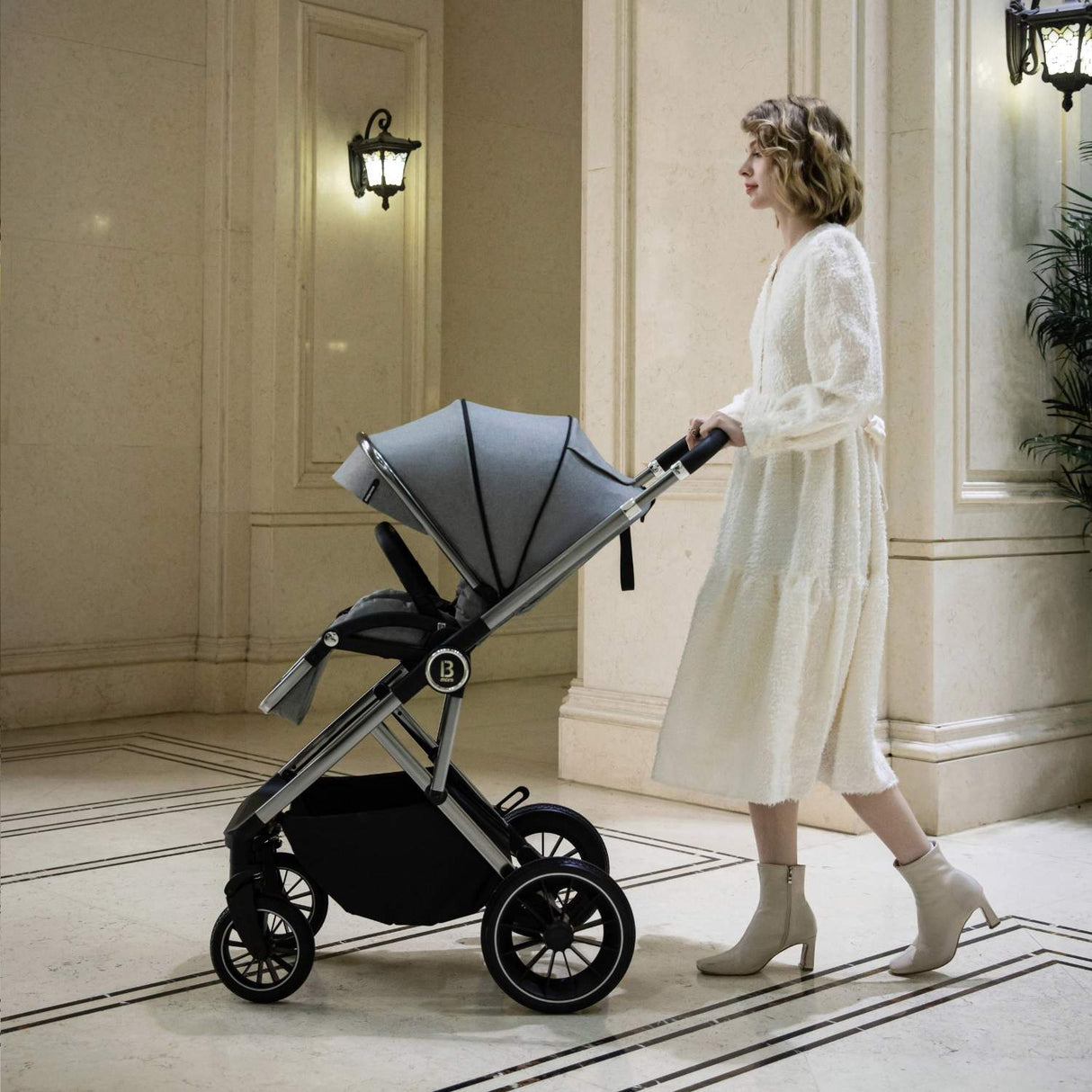 Babymore Chia 2-in-1 Pram Pushchair